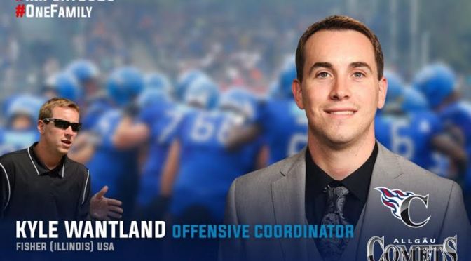 Allgau Comets Hire Kyle Wantland as Offensive Coordinator